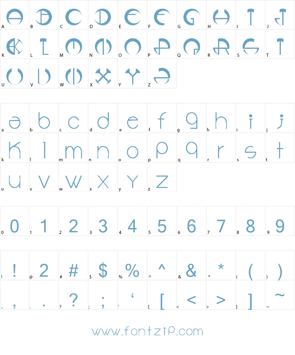 LMS DaQ's Circle of Love Font Character
